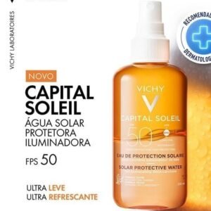 Água solar protetora iluminadora Corporal FPS 50 200ml - Imagem 2