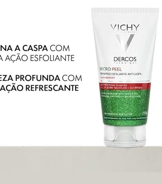 Shampoo Esfoliante Anticaspa Dercos MicroPeel 250ml - Imagem 2