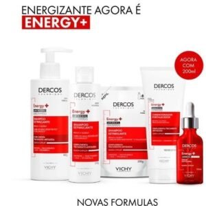 DERCOS Shampoo Estimulante Antiqueda Refil Energy+ 200g - Imagem 2